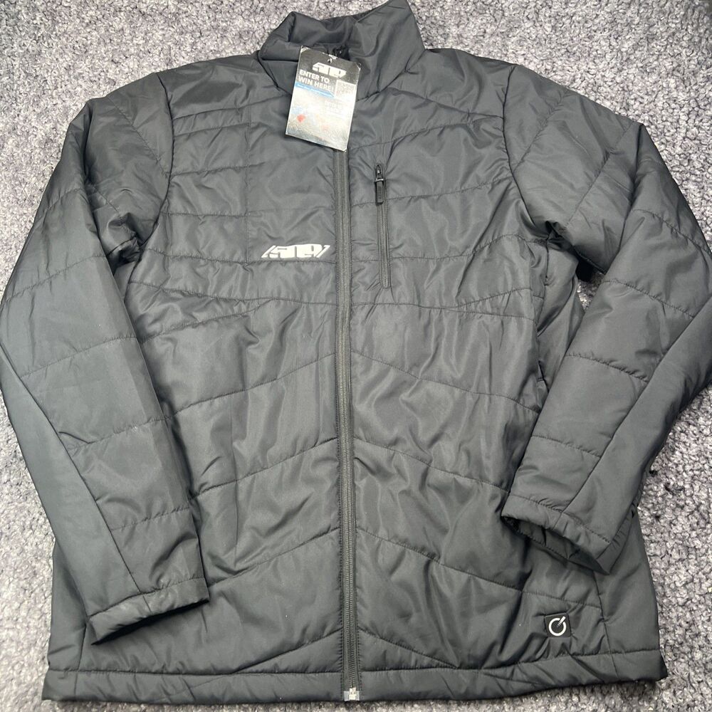 SYN LOFT IGNITE HEATED JACKET BLACK Mens L Snowmobiling Gear NEW****